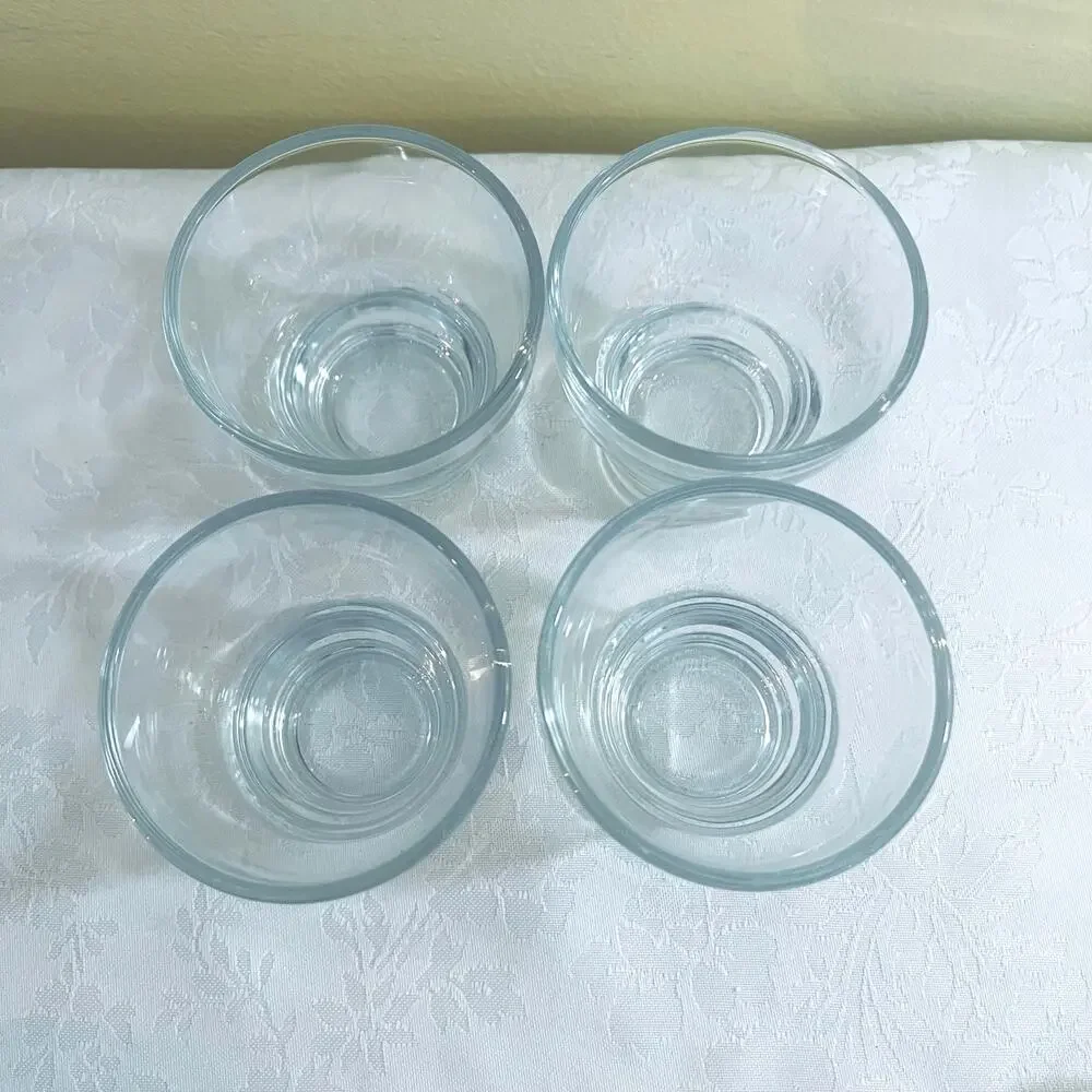 Bormioli Rocco Oslo Italian Glass Coffee Espresso Cups Tempered Metal Handle